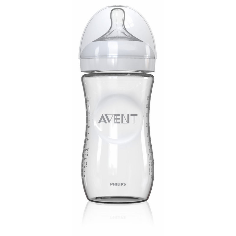 Philips Avent Natural Glass Baby Bottle, 1 Count, 8 Ounce