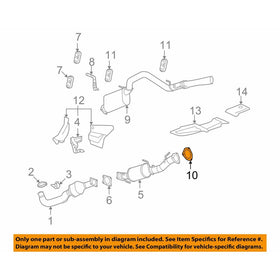 General Motors 15876234, Exhaust Pipe Connector Gasket