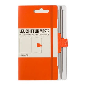 LEUCHTTURM1917 342938 Pen Loop, self-adhesive, orange