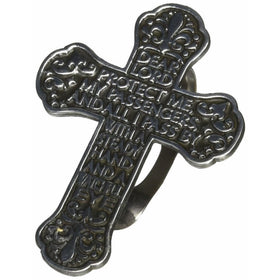 Cathedral Art KVC178 Auto Visor Clip, Traveler's Prayer Cross, 2-3/8-Inch