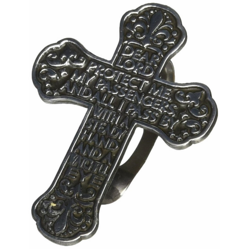 Cathedral Art KVC178 Auto Visor Clip, Traveler's Prayer Cross, 2-3/8-Inch
