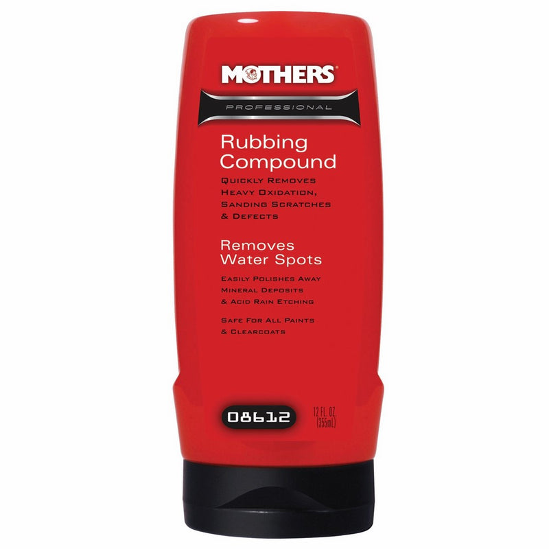 Mothers 08612 Professional Rubbing Compound - 12 oz.