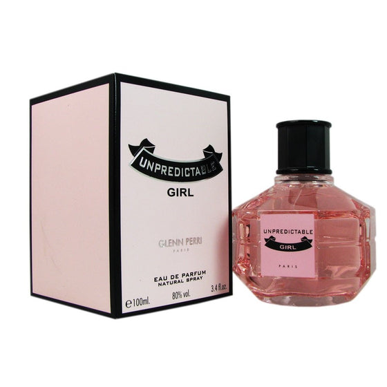 Glenn Perri Unpredictable Girl for Women Eau de Parfum Spray, 3.4 Ounce