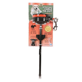 LIXIT RETRACTABLE CABLE TIE OUT, LARGE