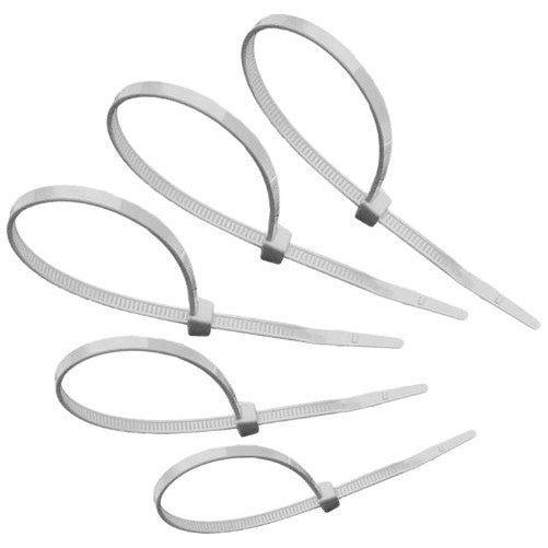 Tach-It 18" x 175 Lb Tensile Strength Natural Colored Cable Tie (Pack of 50)