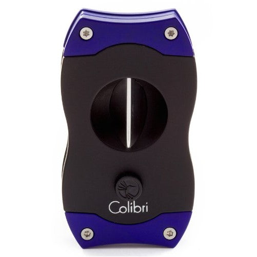 Colibri V-Cut Cigar Cutter, Blue