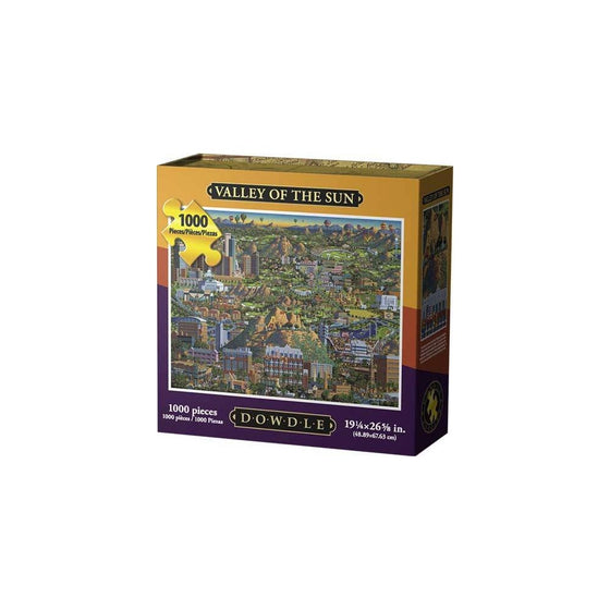 Dowdle Folk Art Valley of the Sun Jigsaw Puzzle (1000 Piece)