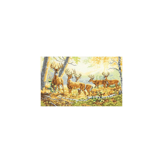 Dimensions 18 Count Gold Collection Summer's End Counted Cross Stitch Kit, 16 by 10-Inch