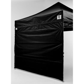 Impact Canopy 10x10 EZ Pop Up Canopy Tent Instant with Matching Sidewalls and Roller Bag (Choose Color)(Black)