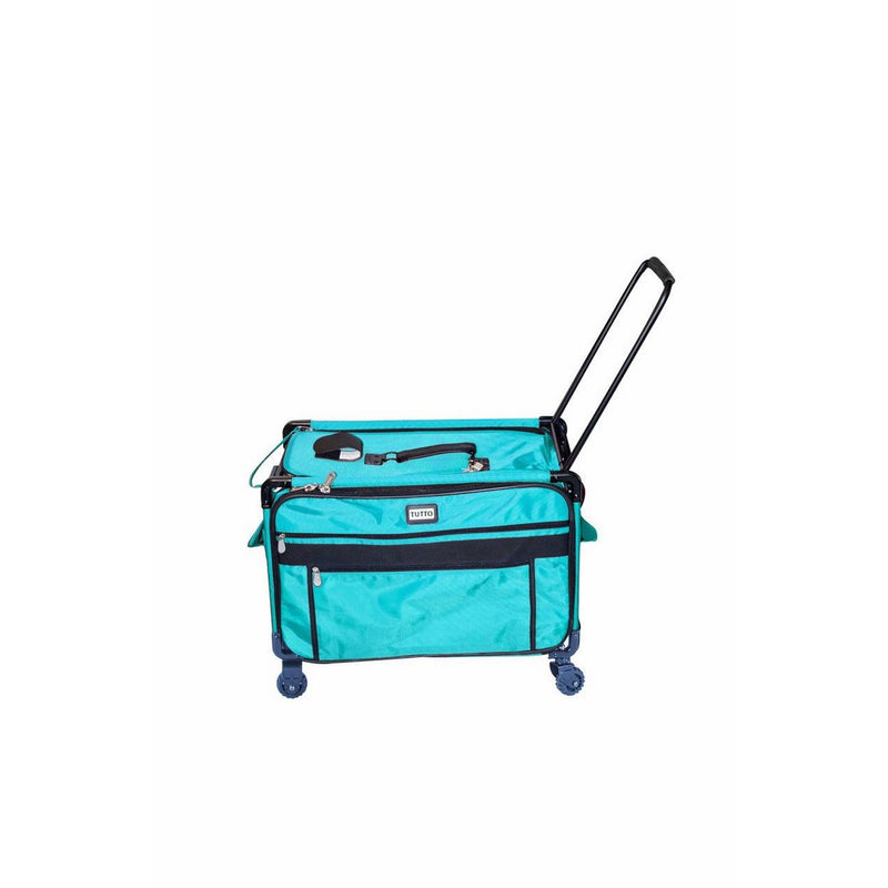 Tutto Monster Machine on Wheels Sewing Machine Case, 2XL Turquoise