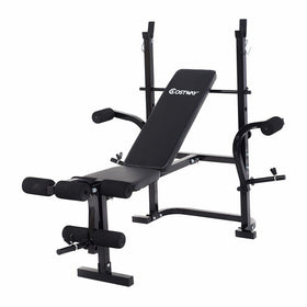 Goplus Adjustable Weight Lifting Multi-function Bench Fitness Exercise Strength Workout