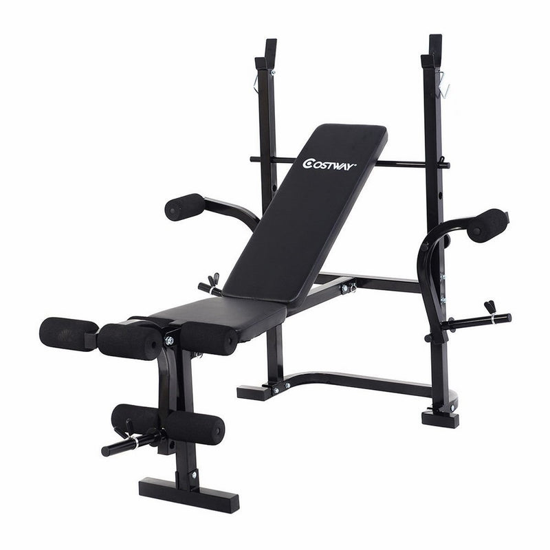 Goplus Adjustable Weight Lifting Multi-function Bench Fitness Exercise Strength Workout