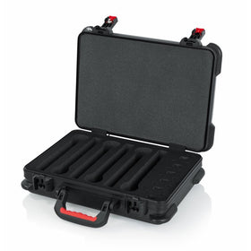 Gator Cases GTSA-MICW6 Wireless Microphone Case for 6 Wireless Microphones