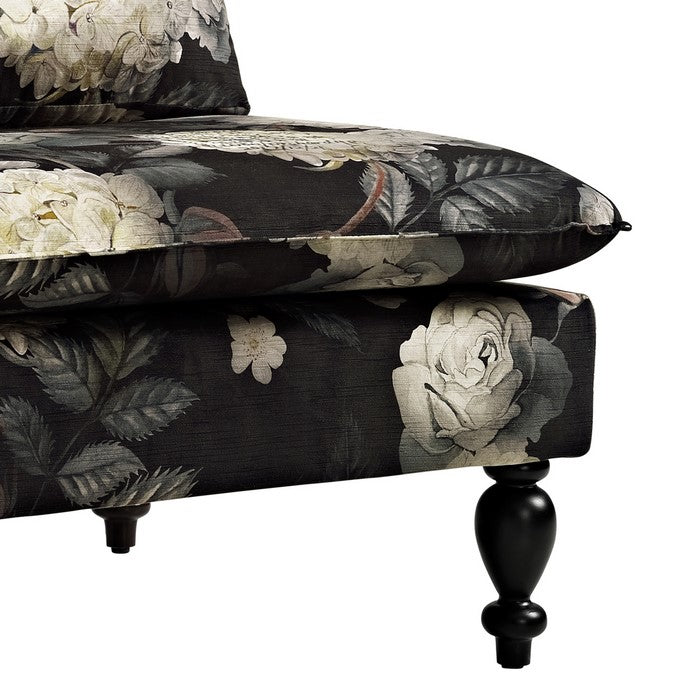 Contemporary Style Wooden Fabric Pillow Top Settee, Multicolor