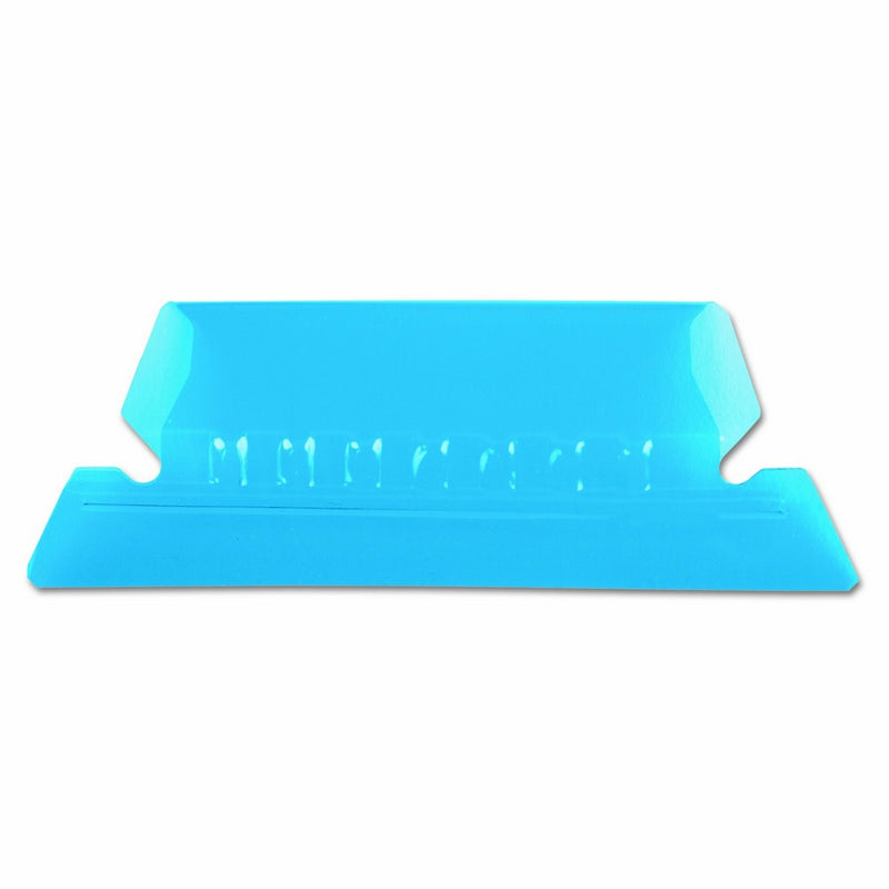 Pendaflex 42BLU Hanging File Folder Tabs, 1/5 Tab, Two Inch, Blue Tab/White Insert (Pack of 25)
