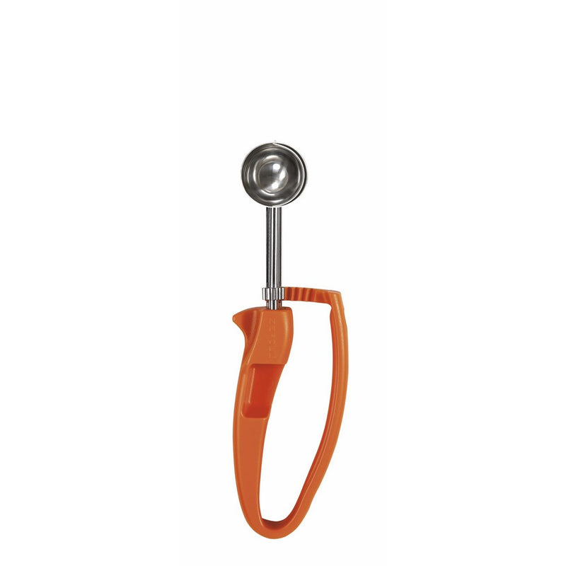 Zeroll Universal EZ Disher Food Portion Control Scoop Dishwasher Safe, Size 100, Orange