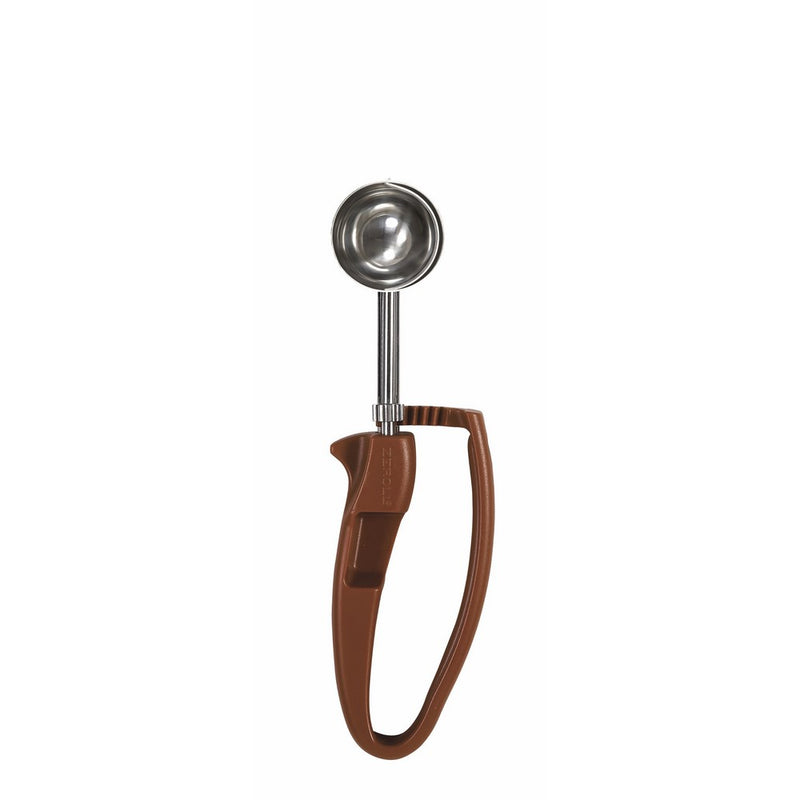 Zeroll Universal EZ Disher Food Portion Control Scoop Dishwasher Safe, Size 50, Brown