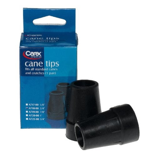 Carex Cane Tip 3/4, Black