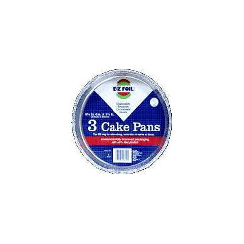 E-Z Foil/Pactiv #90819 3PK Round Foil Cake Pan