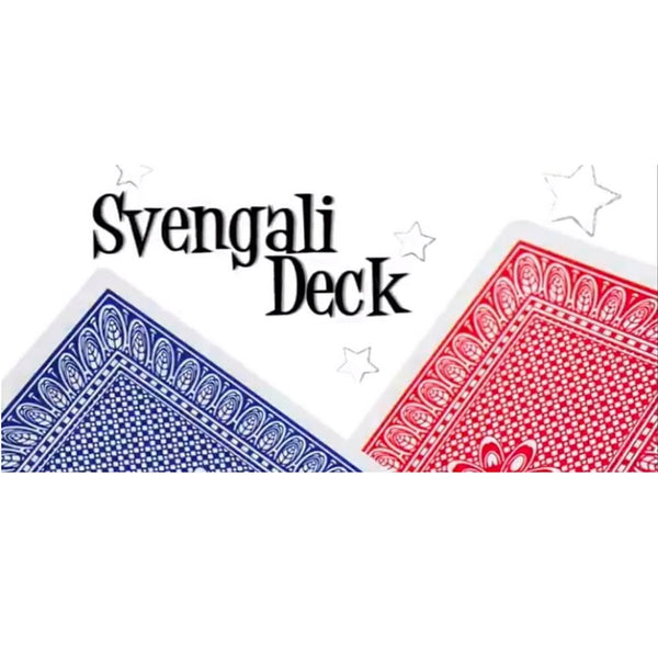 Pro Brand Bridge Size Svengali Deck - Easy Magic Card Tricks - Red or Blue