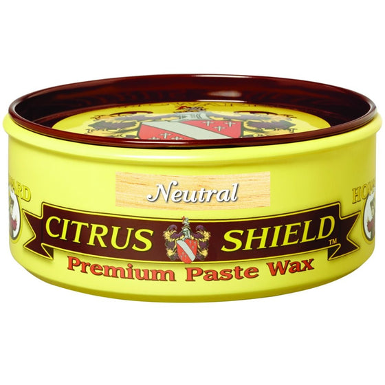 Howard CS0014 Citrus Shield Paste Wax, 11-Ounces Neutral