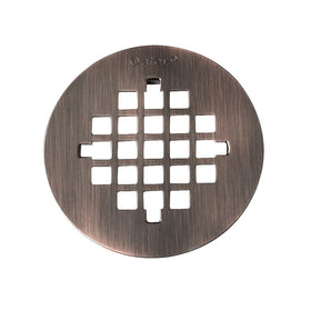 Oatey 42017 Universal Snap-Tite 4.25-Inch Strainer, Rubbed Bronze