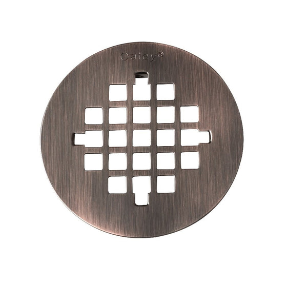 Oatey 42017 Universal Snap-Tite 4.25-Inch Strainer, Rubbed Bronze