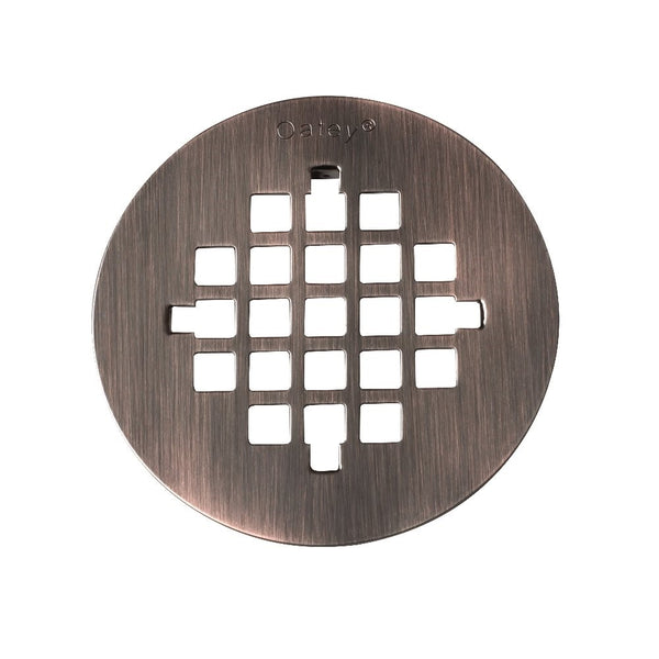 Oatey 42017 Universal Snap-Tite 4.25-Inch Strainer, Rubbed Bronze