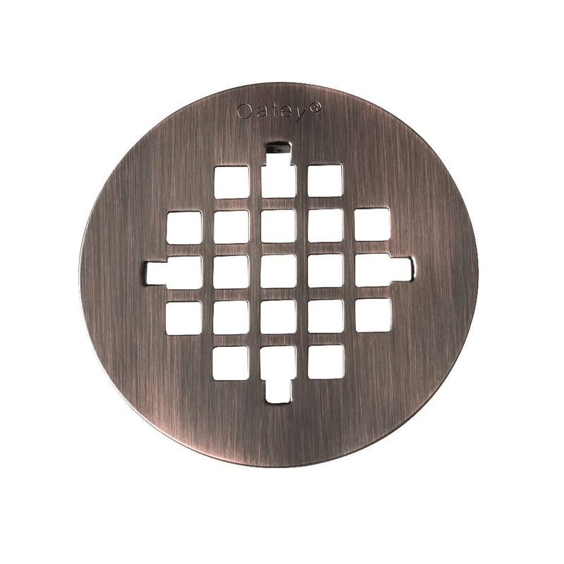 Oatey 42017 Universal Snap-Tite 4.25-Inch Strainer, Rubbed Bronze