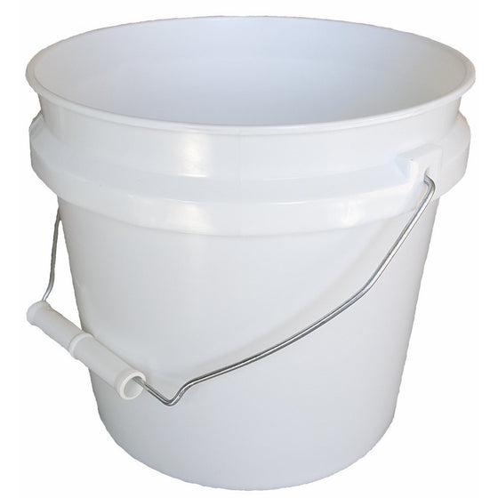 Leaktite 744456 1-Gallon White Plastic Pail Paint Pail/Container