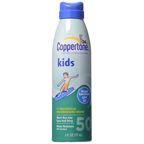 Coppertone Kids Sunscreen Continuous Spray SPF 50, 6 oz