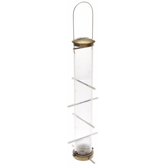 Aspects 403 Quick-Clean Thistle Tube Feeder, Large - Antique Brass