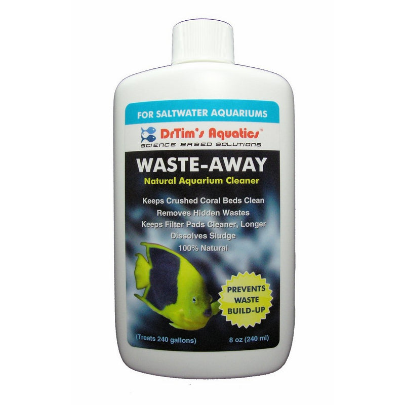 DrTim's Aquatics Waste-Away Natural Aquarium Cleaner, Saltwater 8 oz