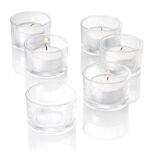 Eastland Tealight Candle Holders Clear Set of 12