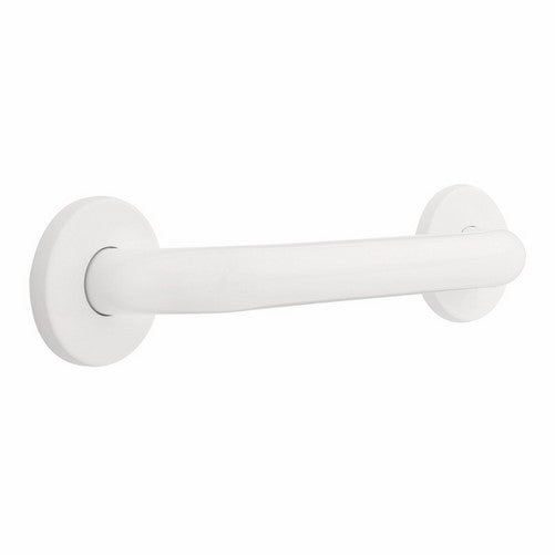 Franklin Brass 5712W 1-1/4-Inch x 12-Inch Concealed Mount Safety Bath and Shower Grab Bar, White