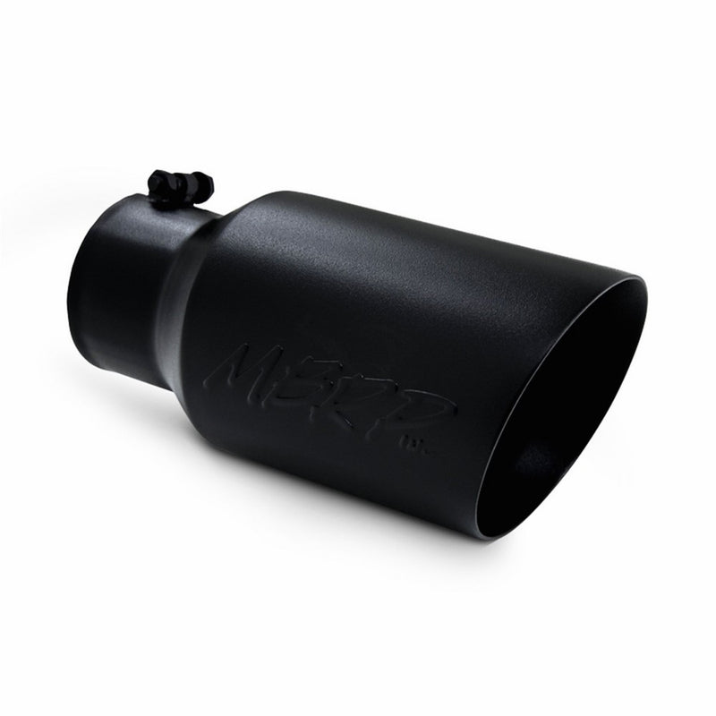 MBRP T5072BLK 12" Black Finish Dual Wall Angled Exhaust Tip