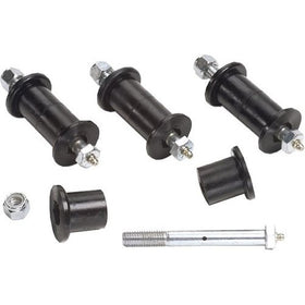 Daystar, Jeep CJ Greasable Bolt and Bushing Kit Rear Shackle Only, fits CJ5/7/8 1976 to 1986 4WD, KJ02021BK, Made in America