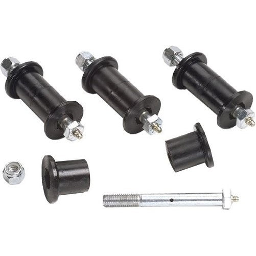 Daystar, Jeep CJ Greasable Bolt and Bushing Kit Rear Shackle Only, fits CJ5/7/8 1976 to 1986 4WD, KJ02021BK, Made in America