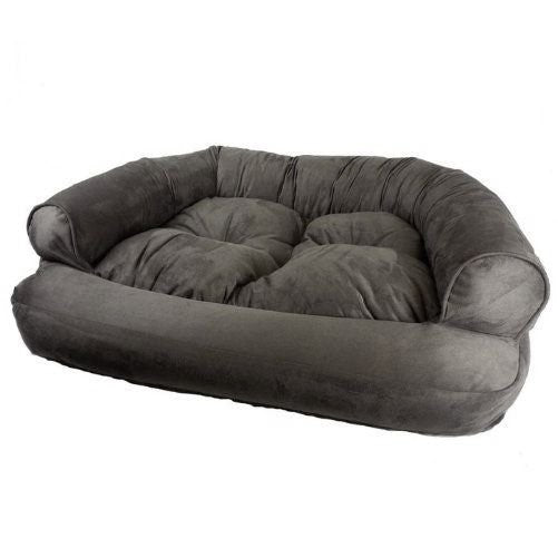 Snoozer Overstuffed Luxury Pet Sofa, Large, Dark Chocolate