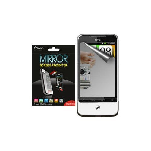 Amzer Mirror Screen Protector for HTC Legend with Cleaning Cloth