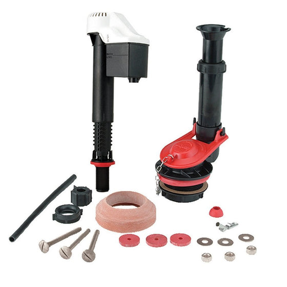 Korky 4010PK Universal Complete Toilet Repair - Stops Running, Leaking, Noisy Toilets - Easy to Install - Made in USA