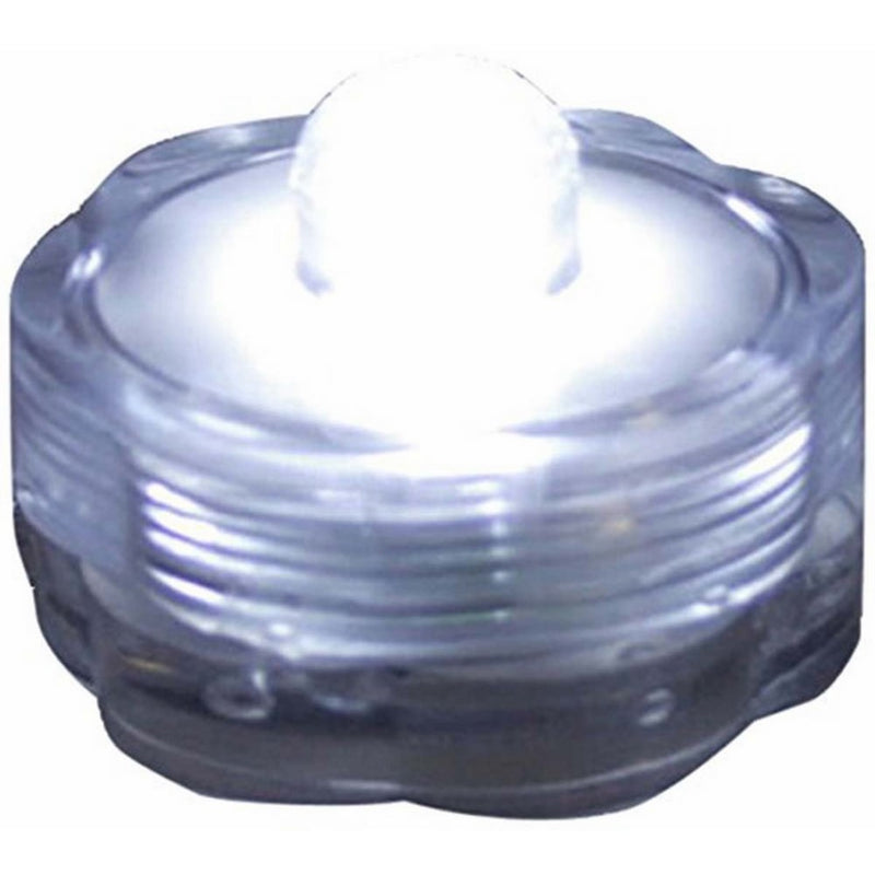 Submersible Battery LED 10 Tea Lights White