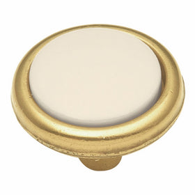 Hickory Hardware P225-LAD 1-1/4-Inch Tranquility Cabinet Knob, Light Almond