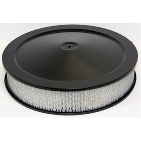 CFR Performance Chevy/ford/mopar 14" Black Steel AIR Cleaner SET - Hi-lip Base