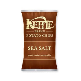 KETTLE FOODS Kettle Brand Sea Salt Potato Chips, 1.5 Ounce - 24 per case.