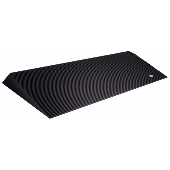 EZ-ACCESS, Rubber Threshold Ramp Beveled, 2.5 Rise, 43" Wide Overall x 25", Indoor and Outdoor Use, Transfer Between Levels with More Security and Safety, Great for Wheelchairs, Walkers, Scooters