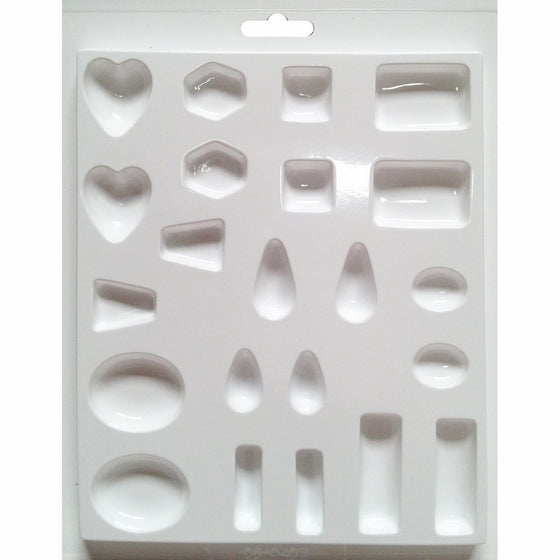 Yaley 2375205 Jewelry Casting Mold, Assorted Size and Shape Jewels