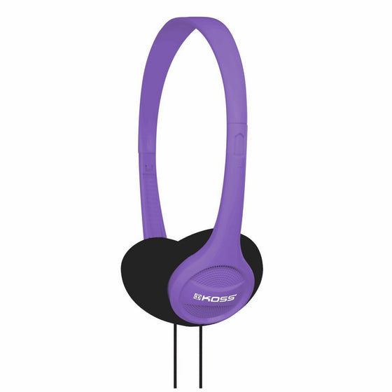 Koss KPH7V Portable On-Ear Headphone with Adjustable Headband - Violet