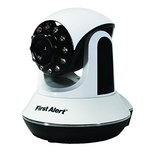 First Alert DWIP-720 HD Internet Protocol Wi-Fi Indoor Security Camera (White/Black)