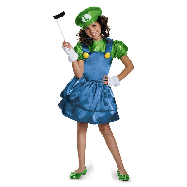 Disguise Luigi Skirt Version Costume, Small (4-6x)